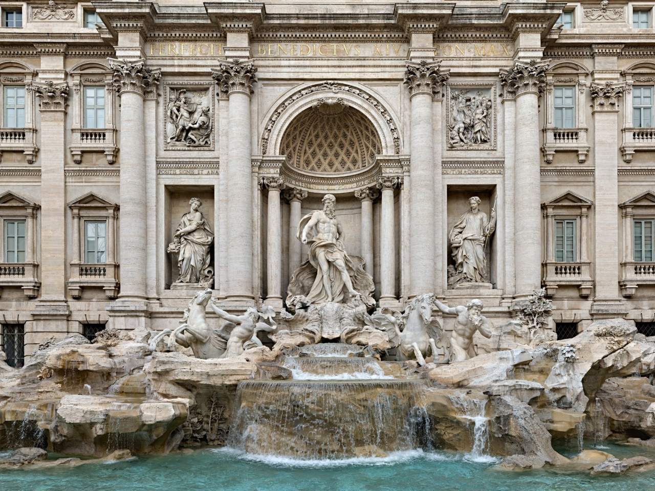 罗马许愿池雕塑工程